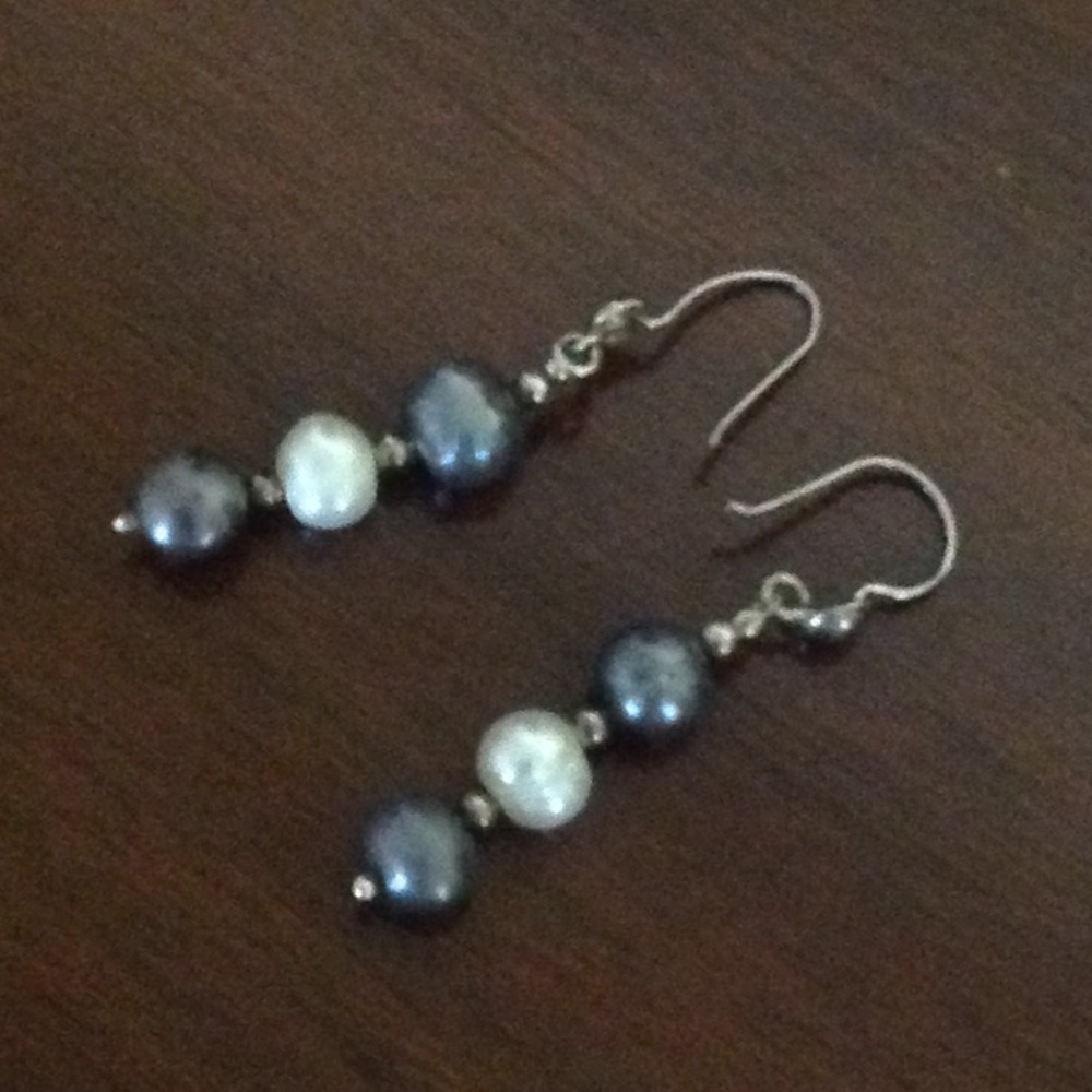 Pearl earrings